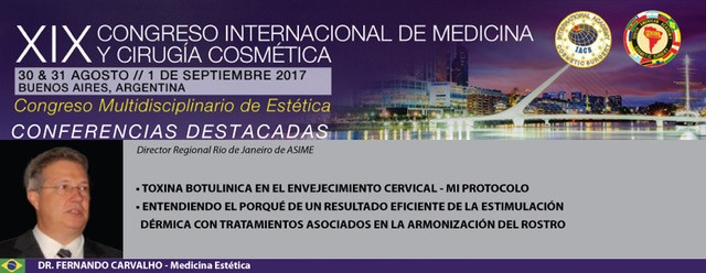 Dr Fernando Carvalho XIX Congresso Internacional de Medicina Y Cirurgia Cosmetica